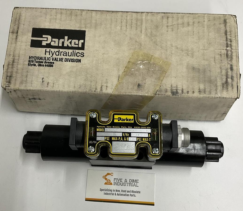 New Parker Hannifin D63W8C1Y Hydraulic Directional Control Valve 110V