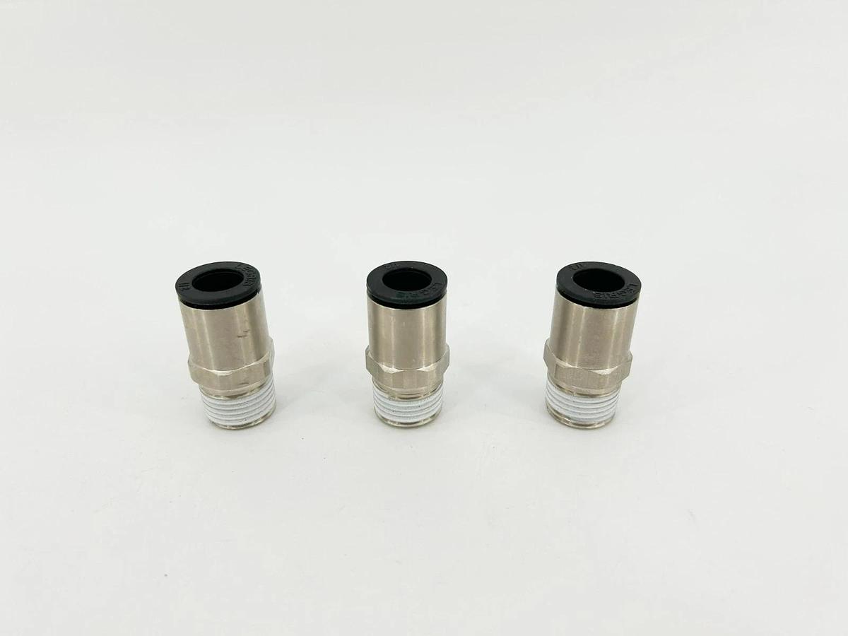 Lot of 3 New Lawson 86755 Male Connectors, 1/2" x 1/2", 290PSI