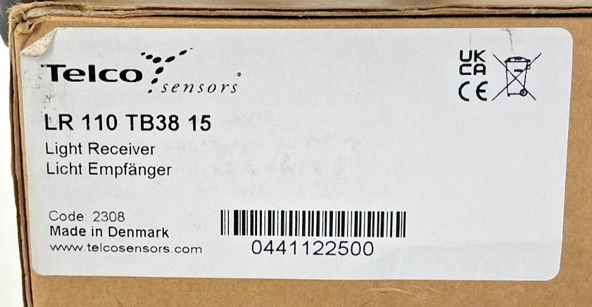New Telco LR-110-TB38-15 Photoelectric Light Receiver SR-~40m 2-Wire LR110TB3815