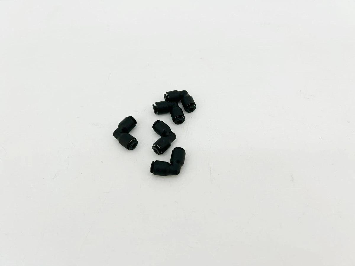 Lot of 5 New Lawson 86784 Union Tees, 1/8" OD, Glass Reinforced Nylon