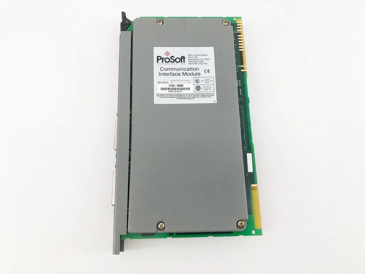 Used ProSoft 3100-MCM Communication Interface Module for Allen Bradley PLC 5