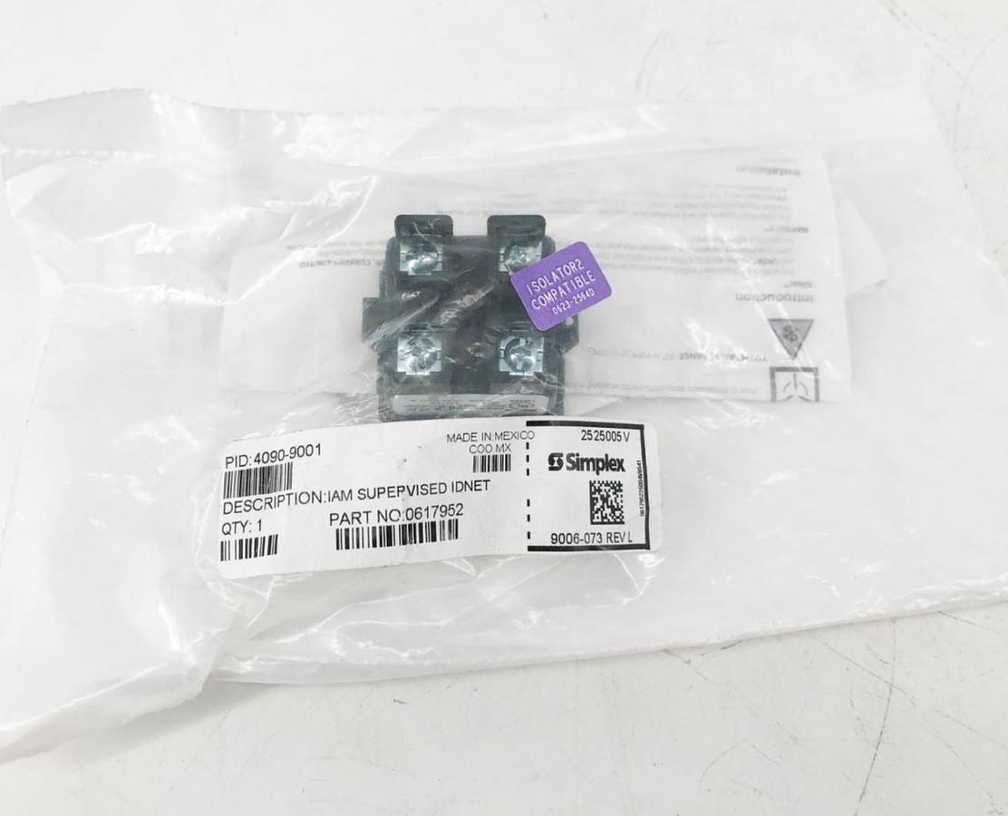 New Simplex 4090-9001 IAM Supervised IDNET Monitor 0617952