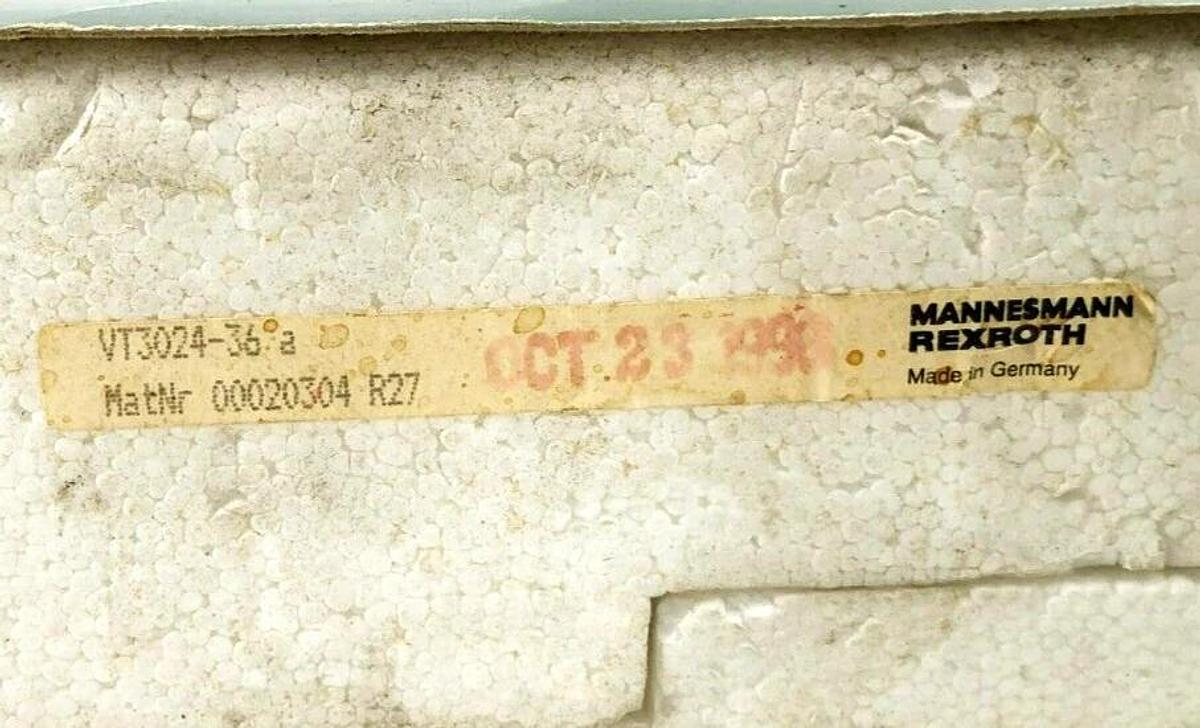 New Mannesman Rexroth VT3024-36/A Amplifier Board MNR. 00020304