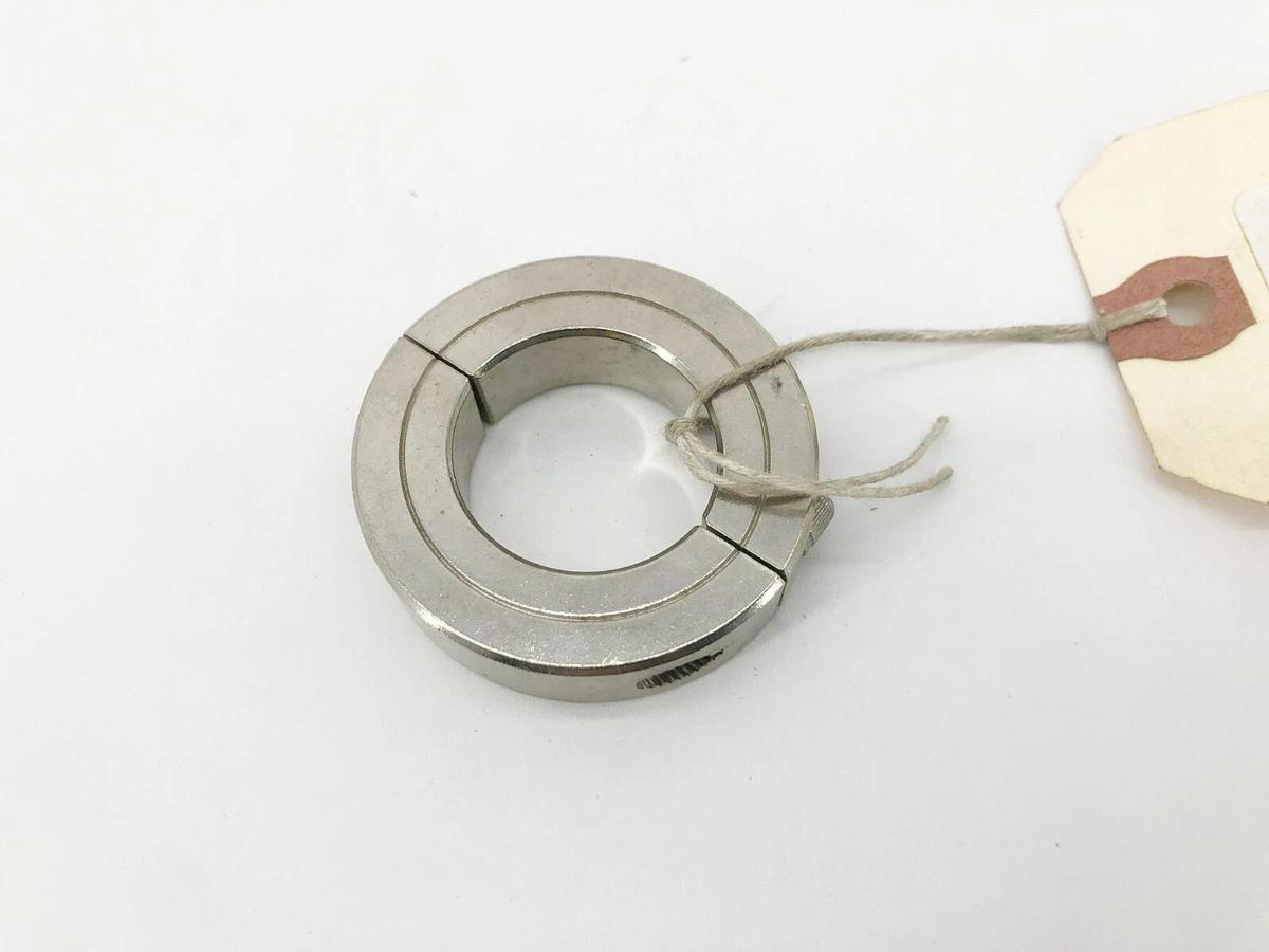 New Climax 2C-118-S Two-Piece Split Clamp Collar Stainless Steel 1-3/16" ID