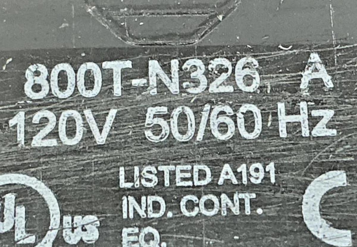 Used Lot of 3 Allen Bradley 800T-N326 Ser A Transformer 120V 50/60HZ