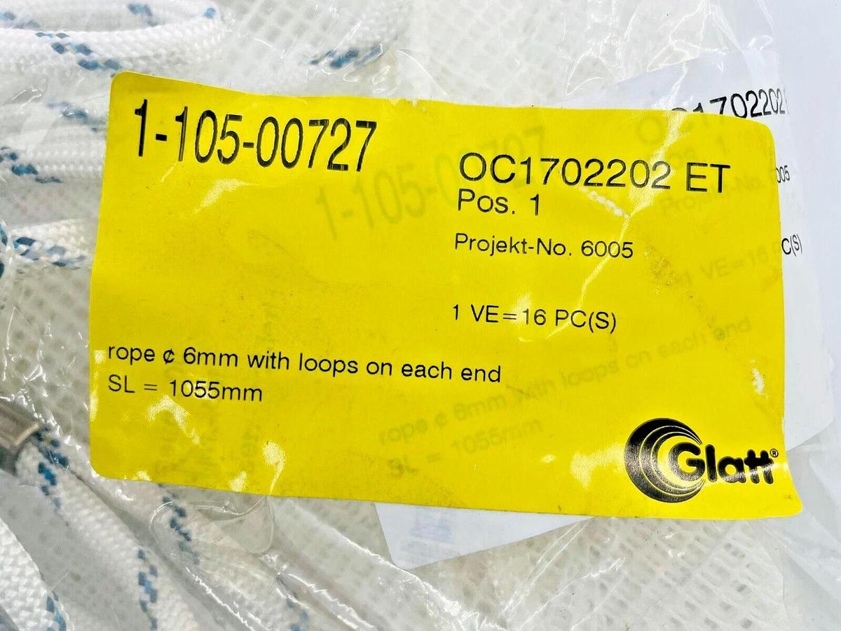 New Glatt 1-105-00727 Vectran Rope w/ Loops 1055mm and Dryer Bag OC1702202ET