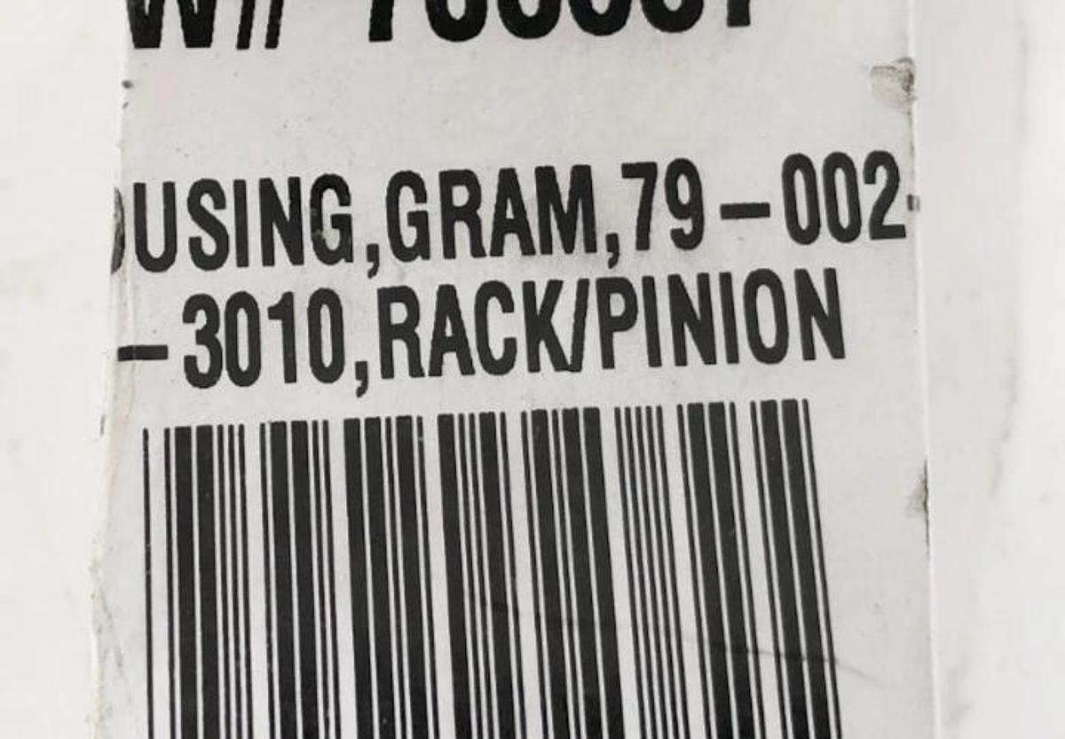 Used Gram Equipment 79-002-3010 Rack and Pinion Housing