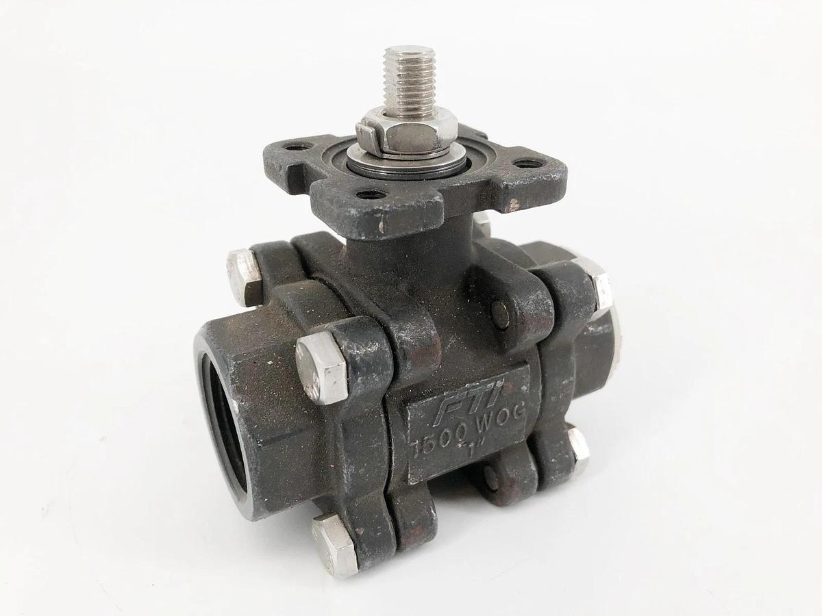 New FTI 1500 WOG 1" Ball Valve 200 WCB/A216 - No Box