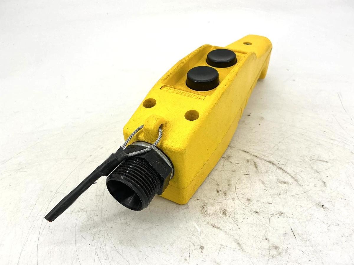 Used Hubbell CPB2-2 Pendant Control Station 2-Buttons Up & Down 2-Speed CPB22