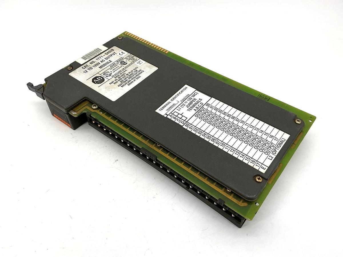 Used Allen Bradley 1771-OAD Ser B AC Output Module 16-Point 12-120VAC 50/60HZ 1771OAD