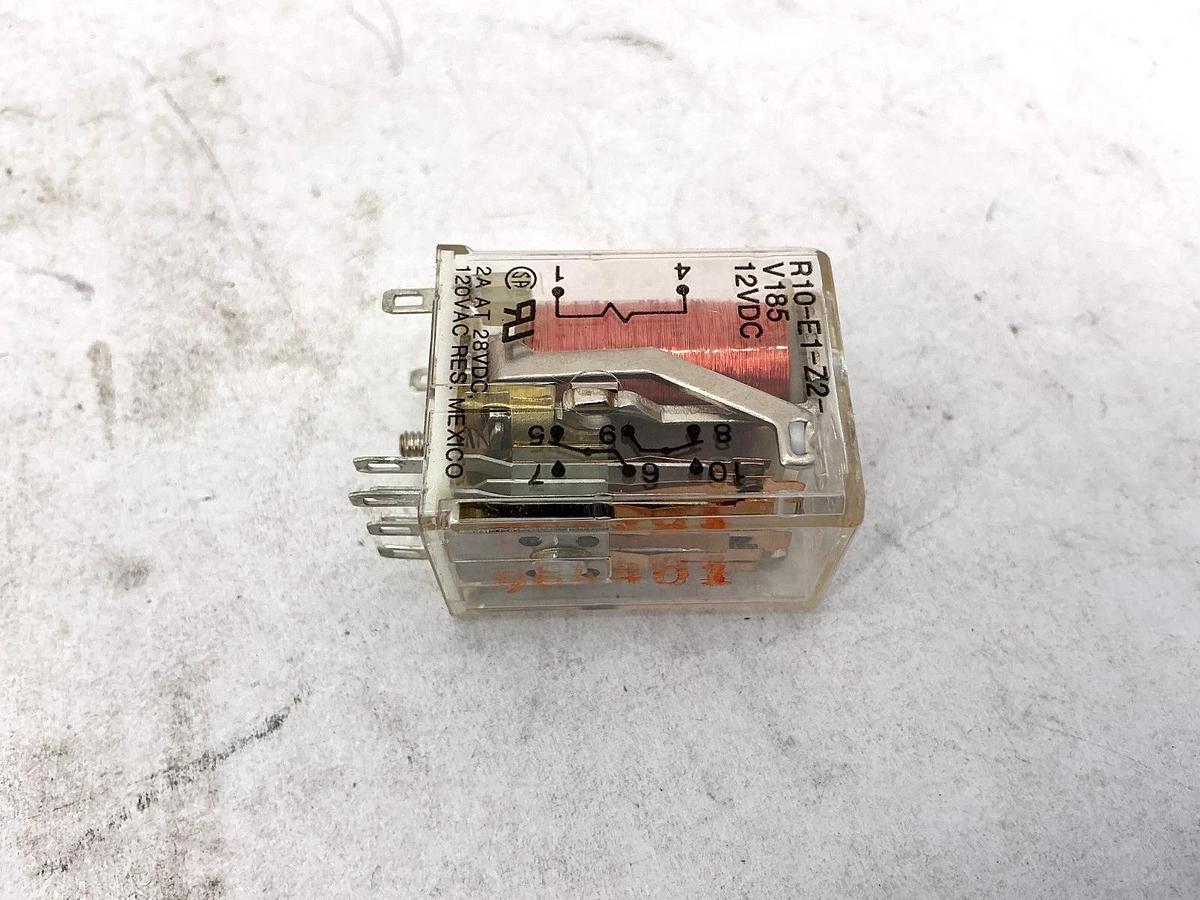 New Siemens Potter & Brumfield R10-E1Z2-V185 Relay 8-Pin R10-E1-Z2-V185 12VDC