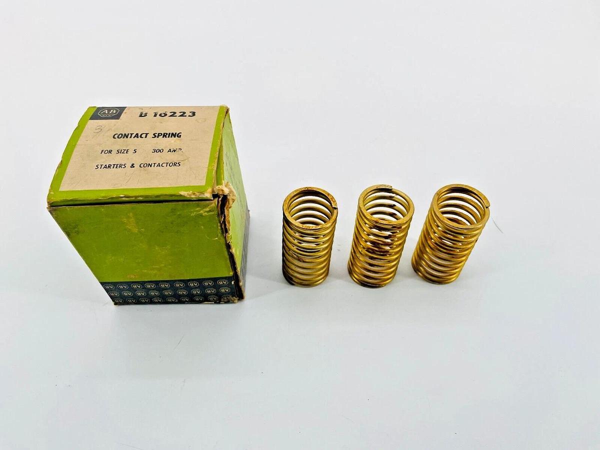 Box of 3 New Allen Bradley B-16223 Contact Spring Size 5 300A