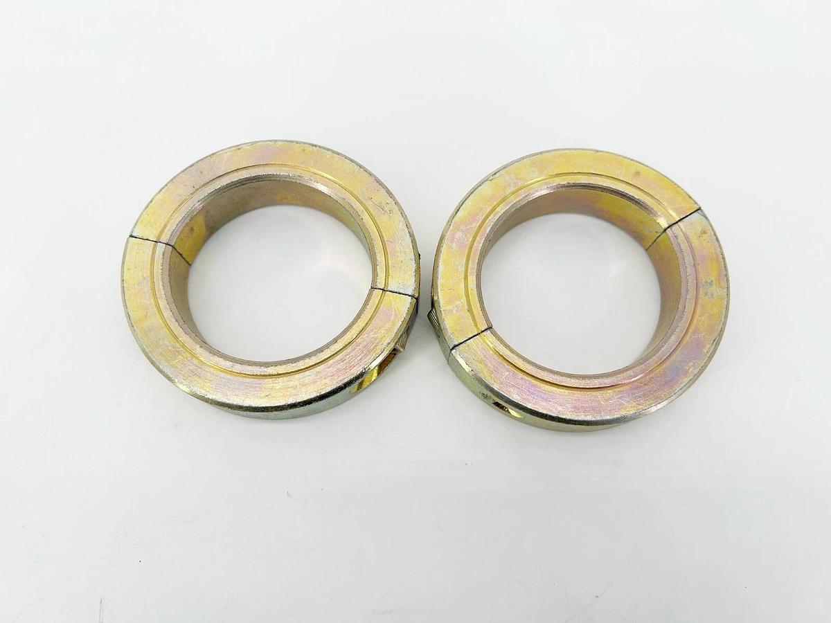 New Lot of 2 Ruland SP-38-FZ Steel Yellow Zing Plated Coupling 2/38" Bore