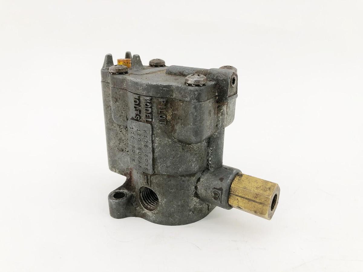 Used Schrader Bellows K175-8035 Pilot Valve 120/110VAC 50/60Hz