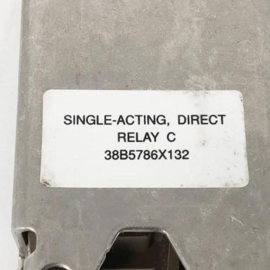 New Emerson Fisher 38B5786X132 Direct Acting Relay C - No Box