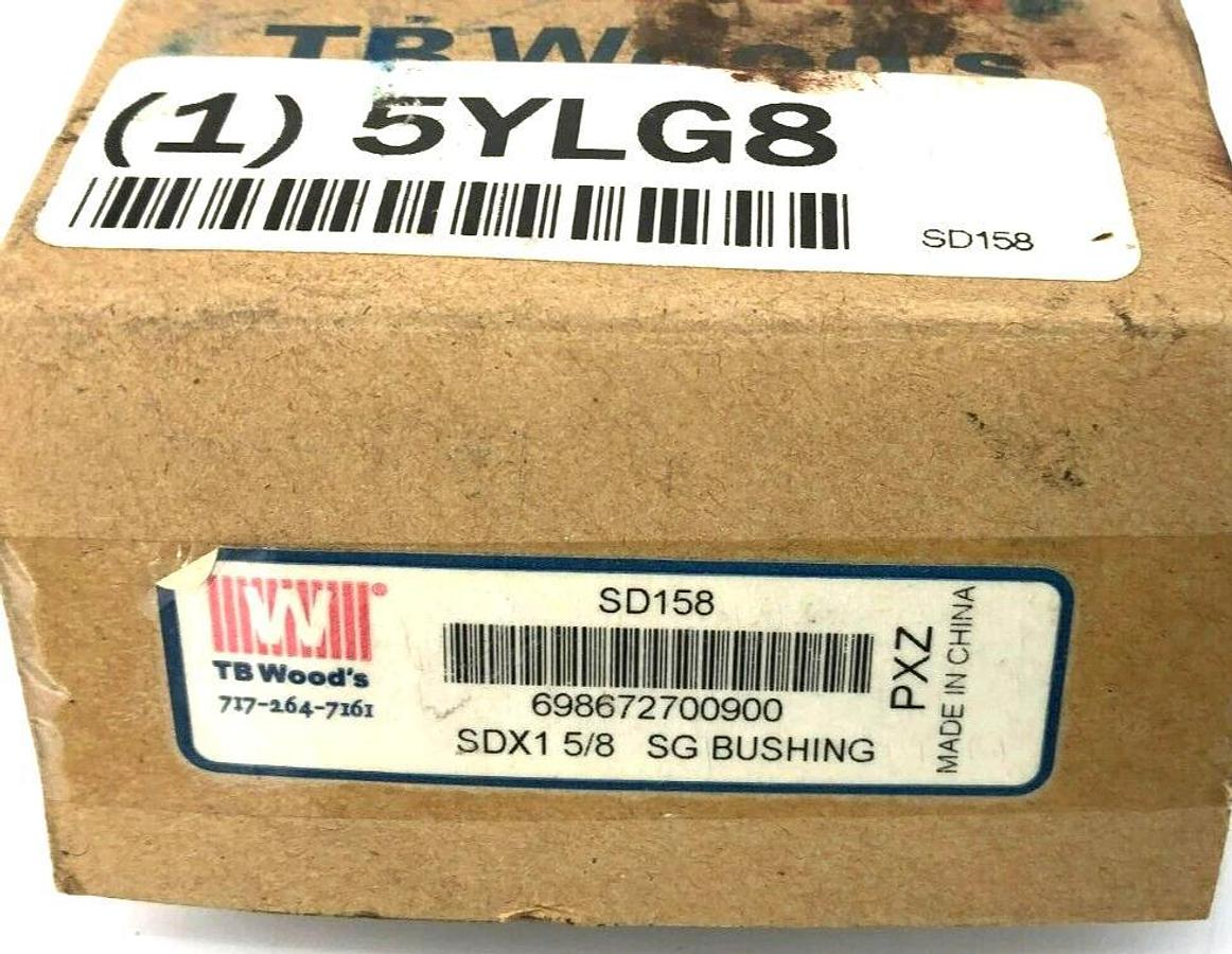 Lot of 2 New TB Woods SD158 SG Bushings 1-5/8" 5YLG8