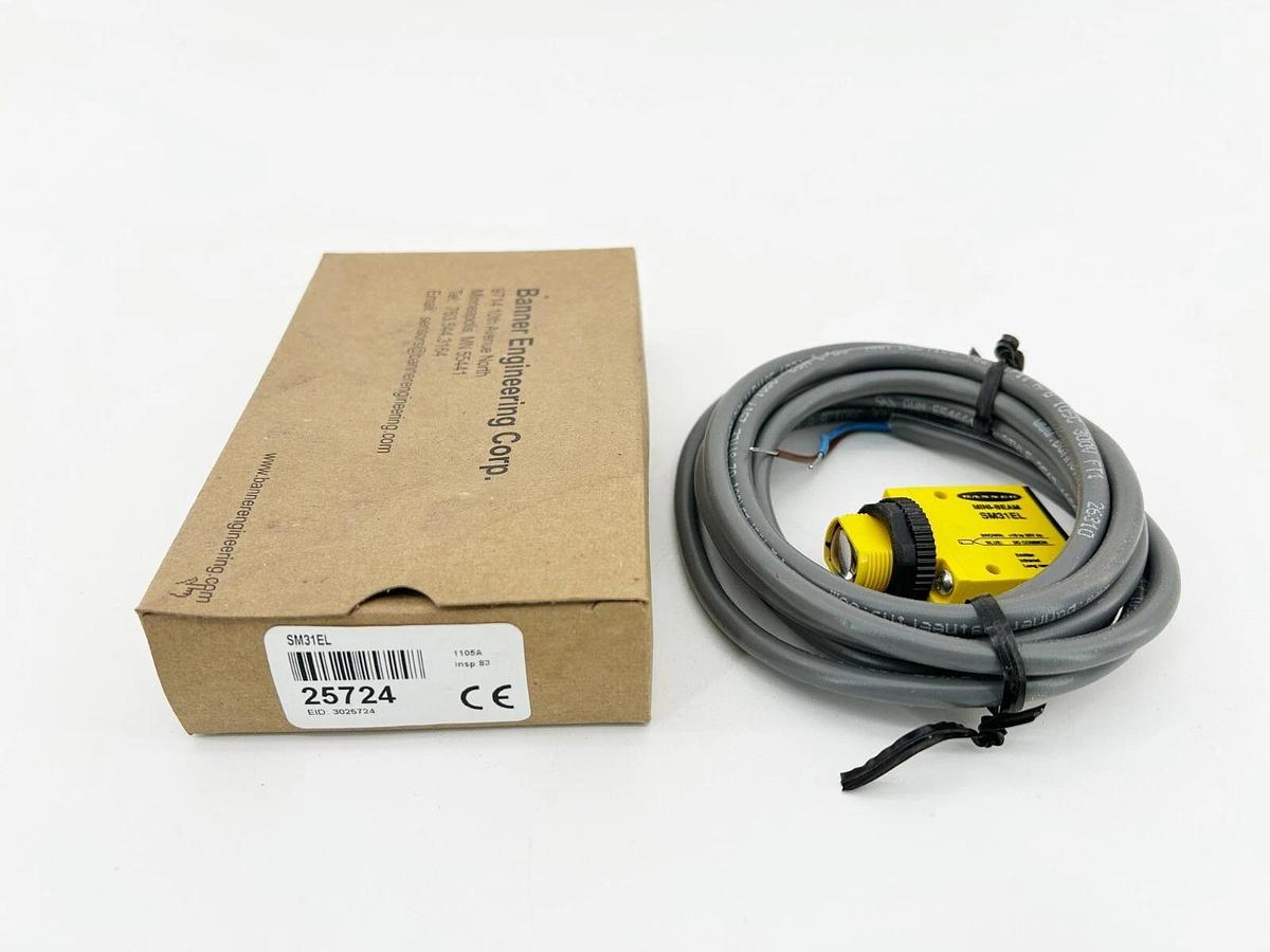 New Banner Engineering SM31EL Photoelectric Sensor Mini-Beam 30VDC 2Pin 25724