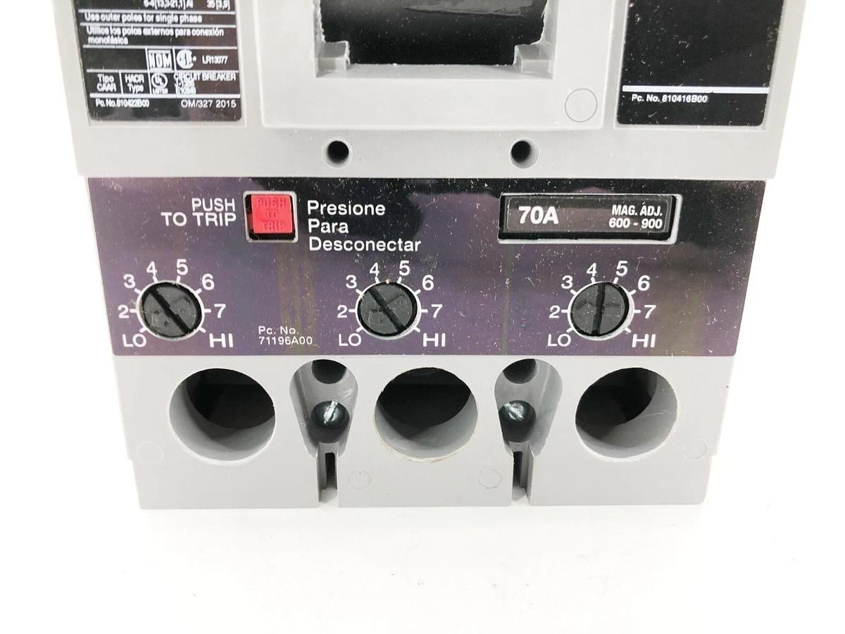New Siemens FD63B070 Sentron MCCB Frame Circuit Breaker 3P 250A 600V FD63F250