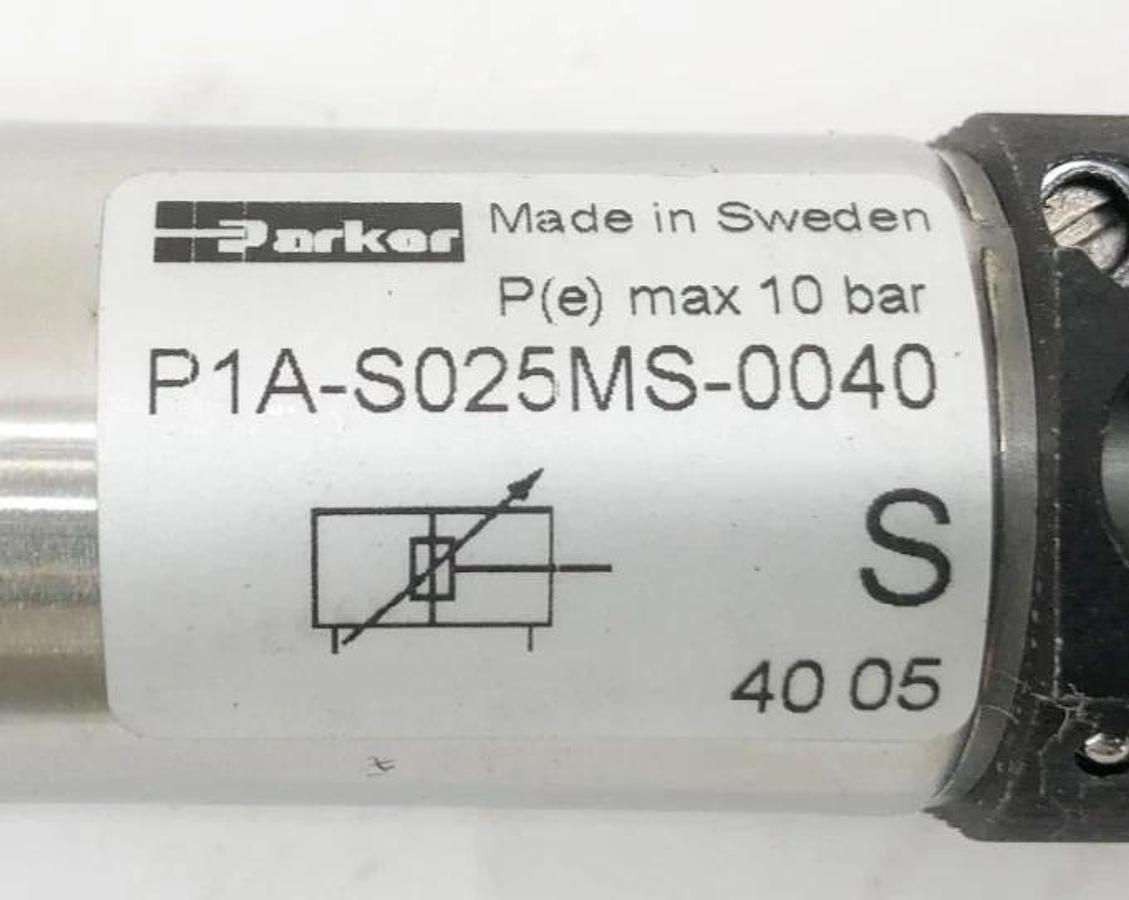 New Parker P1A-S025MS-0040 Mini ISO Cylinder 25mm Bore 40mm Stroke