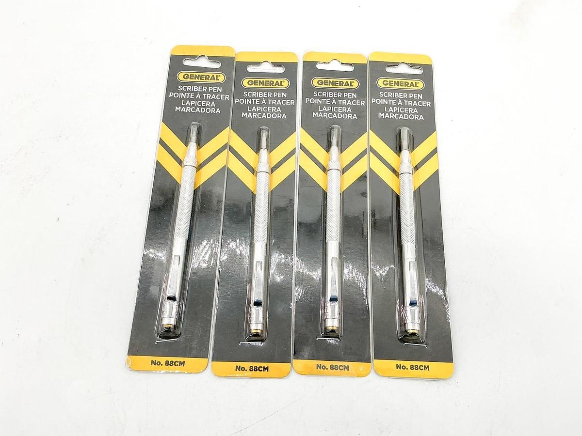 New Lot of 4 General 88CM Scriber Pen