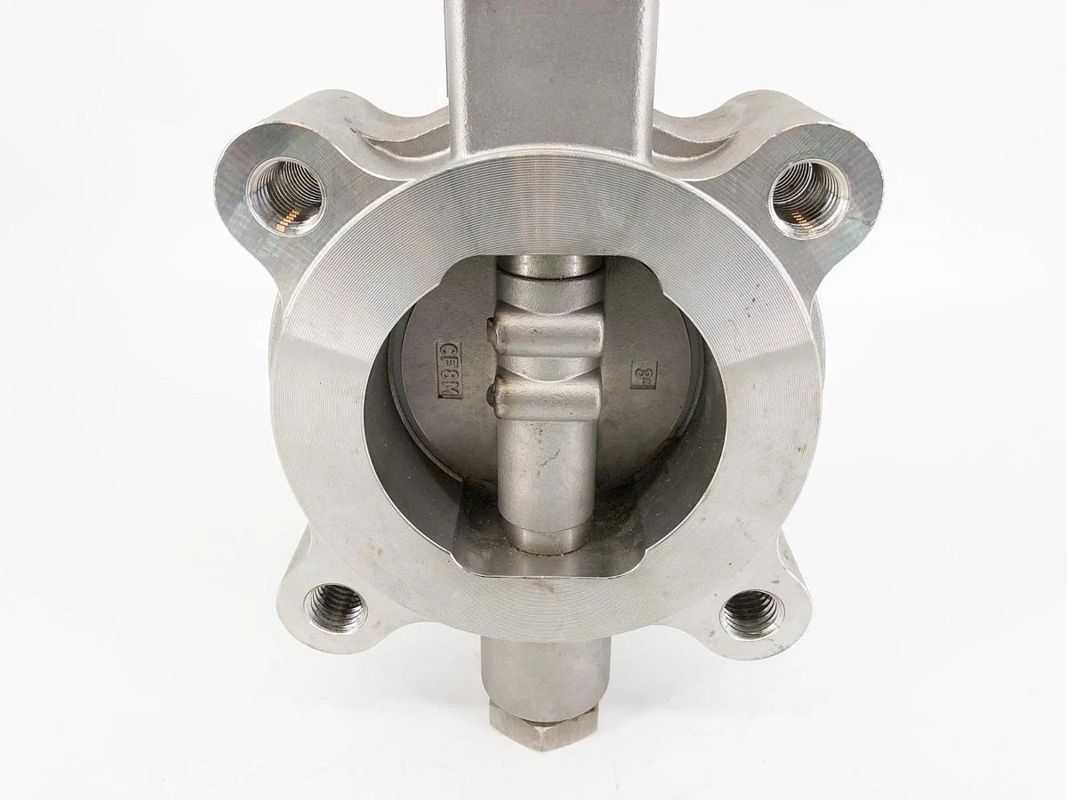 New Delta T 030-851-SSPT-BST Butterfly Valve 3" Stainless Steel - No Box