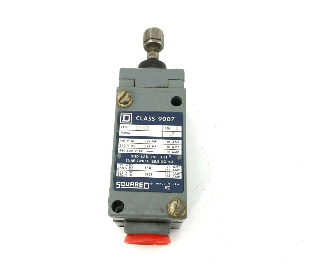 New Square D 9007-B54ED Heavy Duty Limit Switch 480-600VAC 10A Series B