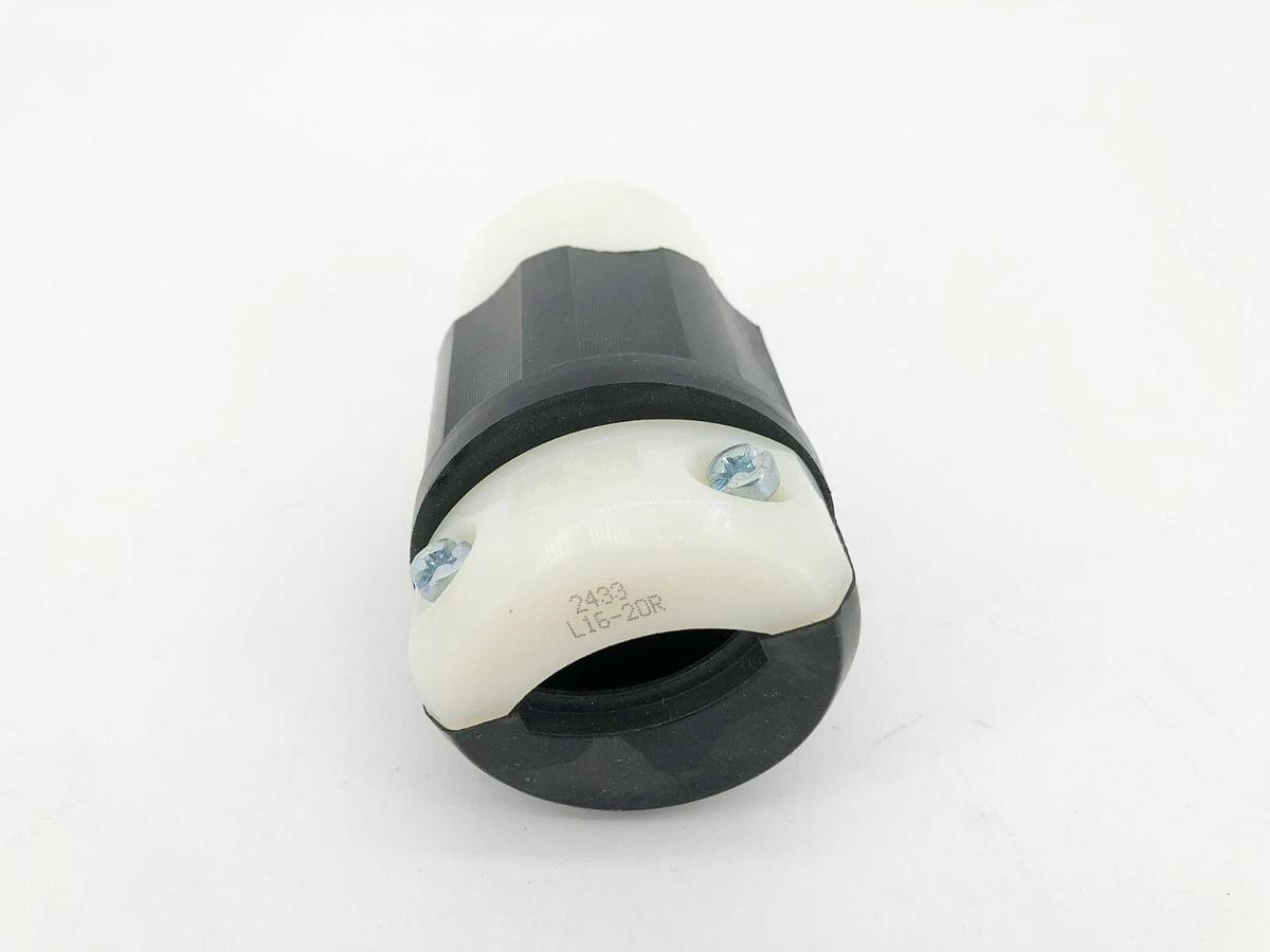 New Hubbell 2433 Connector 20A 480V L16-20 3 Phase