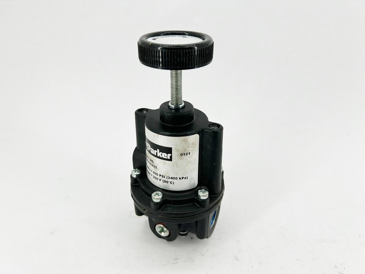 Used Parker P3RA10233 Precision Regulator 3/8" NPT 500psi Max