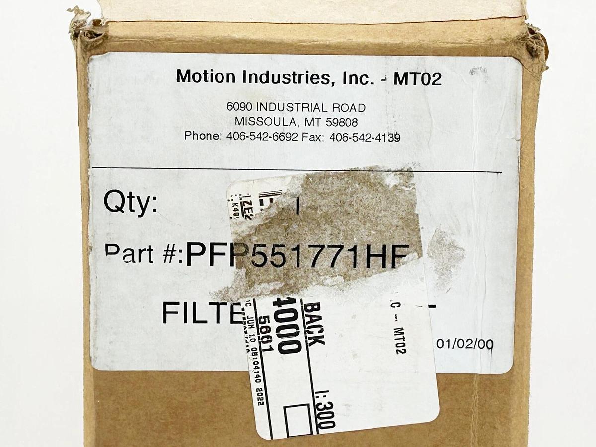 New Motion Industries PFP551771hf Hydraulic Filter Element