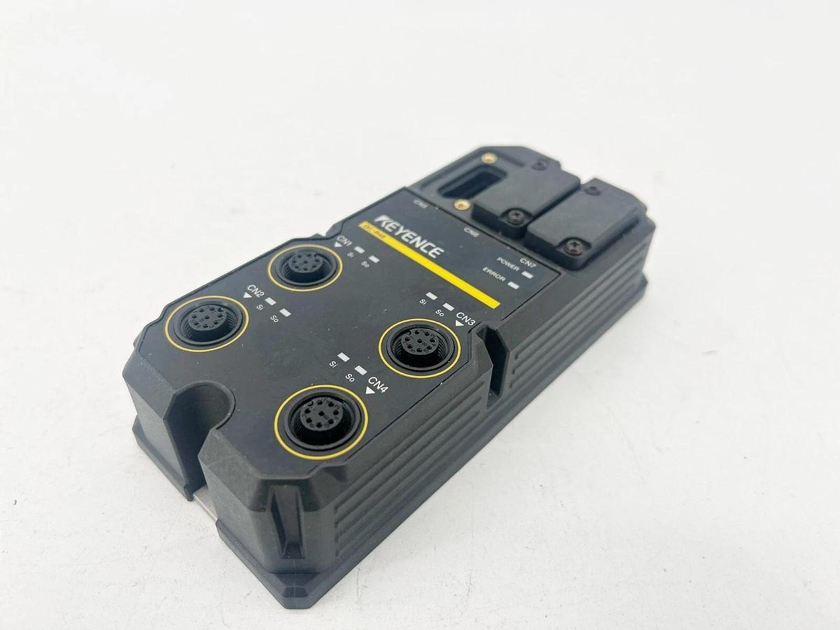 New Keyence GC-R48 Remote I/O M12 Remote Interlock Switch Type 8 Pin 4 Port