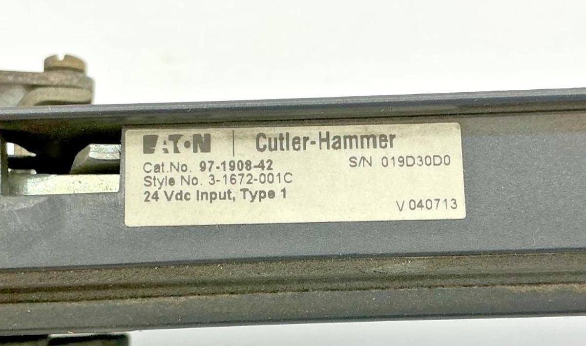 Used Eaton Cutler-Hammer 97-1908-42 Control Module Type-1 24VDC 97190842