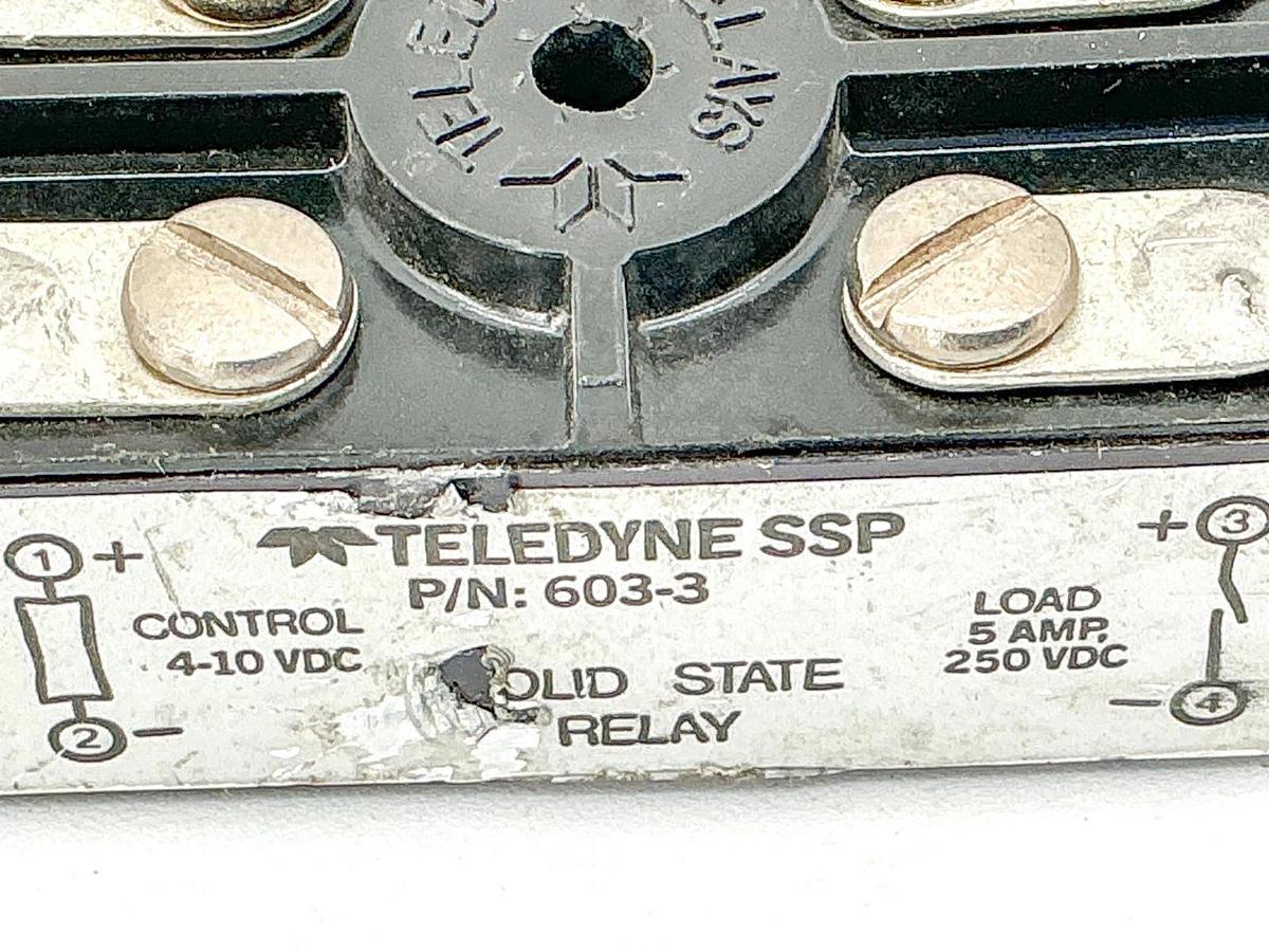 New Teledyne SSP 603-3 Solid State Relay 250VDC 5A - No Box