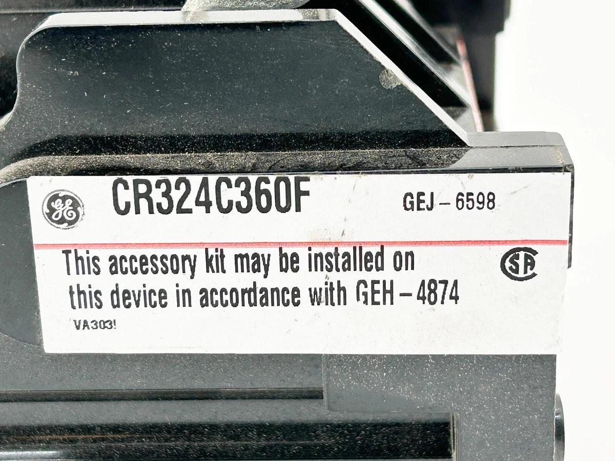 New GE General Electric CR324C360F Overload Relay Block W/O Box