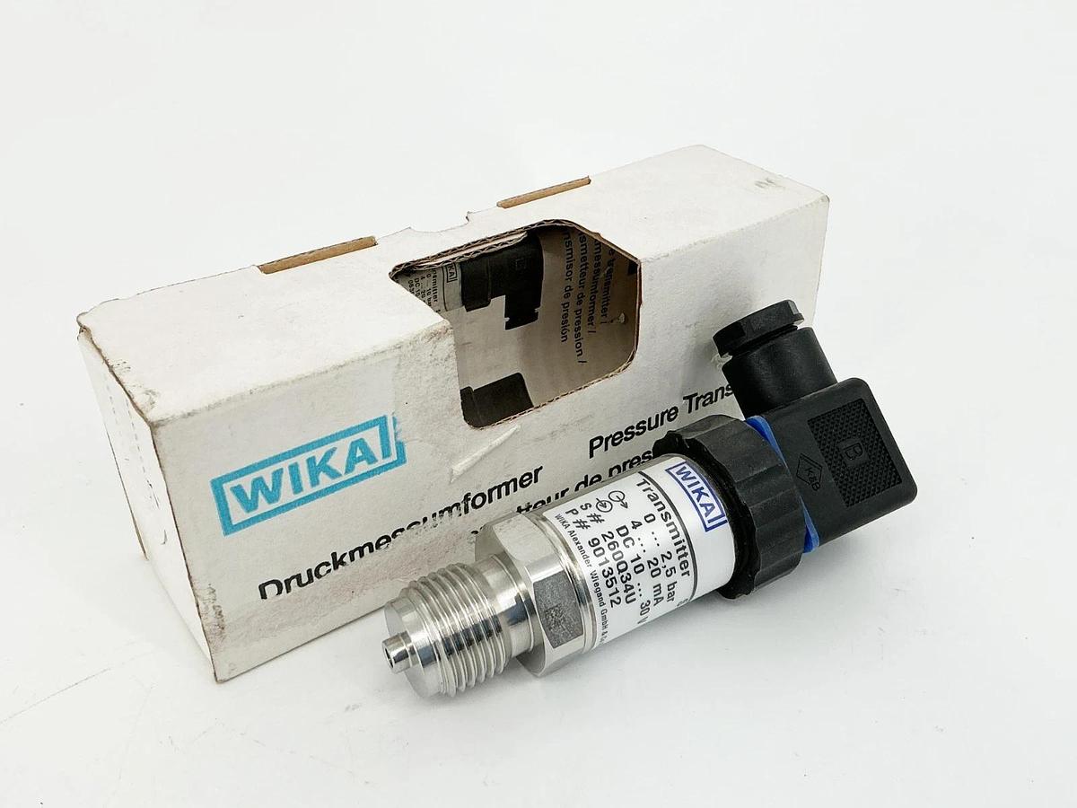 New Wika 9013512 Pressure Transmitter 2.5Bar 20mA 30V