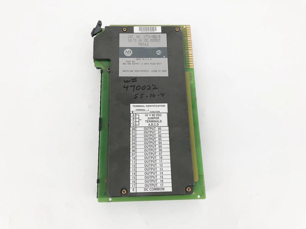 Used Allen Bradley 1771-OBD Ser. B Output Module 10-60VDC