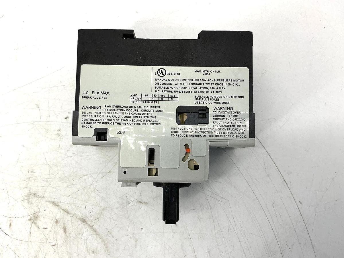 New Allen Bradley 140M-D8N-B40 Ser B Motor Circuit Protector 35A 690V - No Box