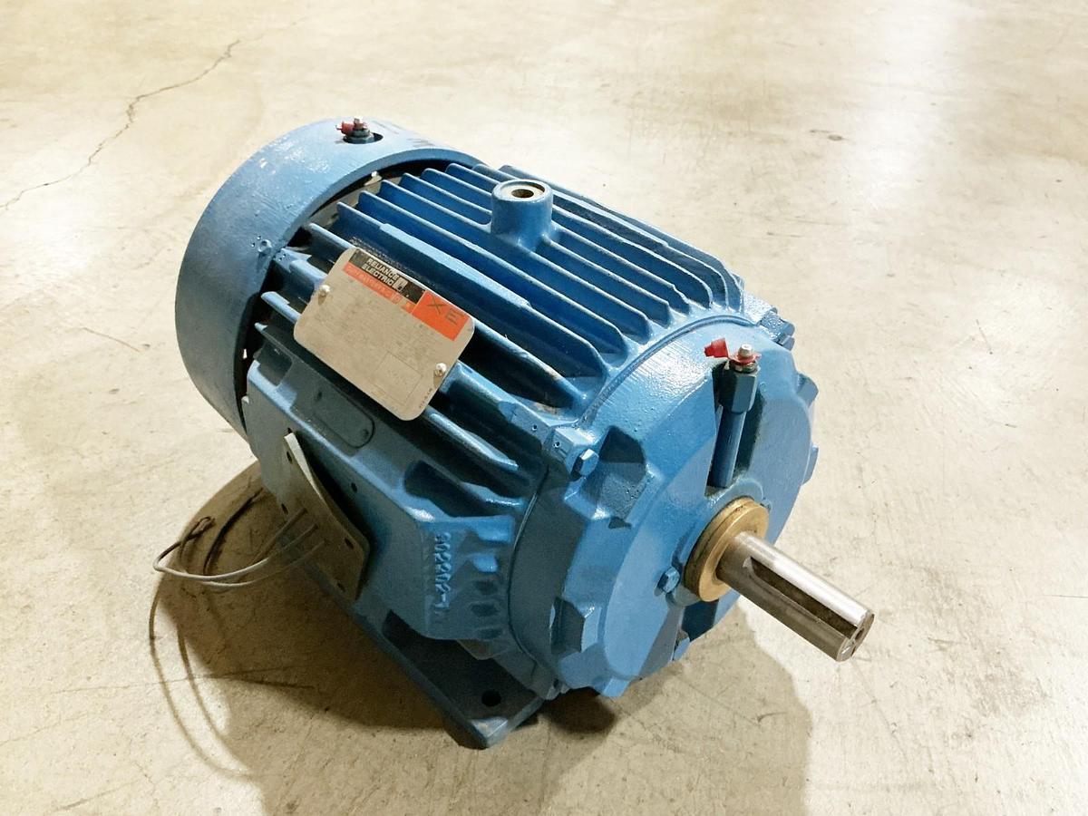 Used Reliance P18G3391C Electric Motor 3HP 575V 3520RPM 3PH 29GP183391 G UU