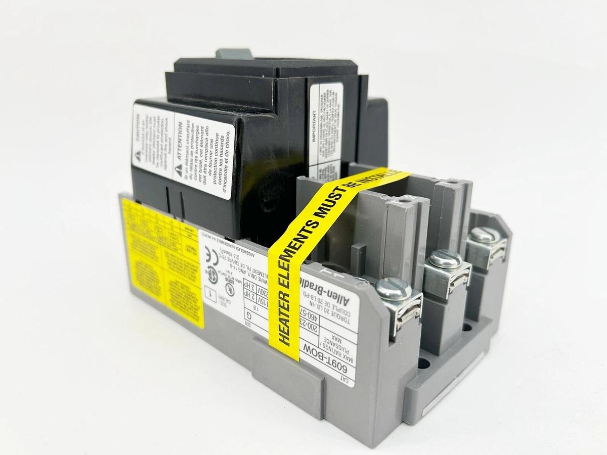 New Allen Bradley 609T-BOW Ser. G Manual Starter Switch Toggle Lever 3 Phase