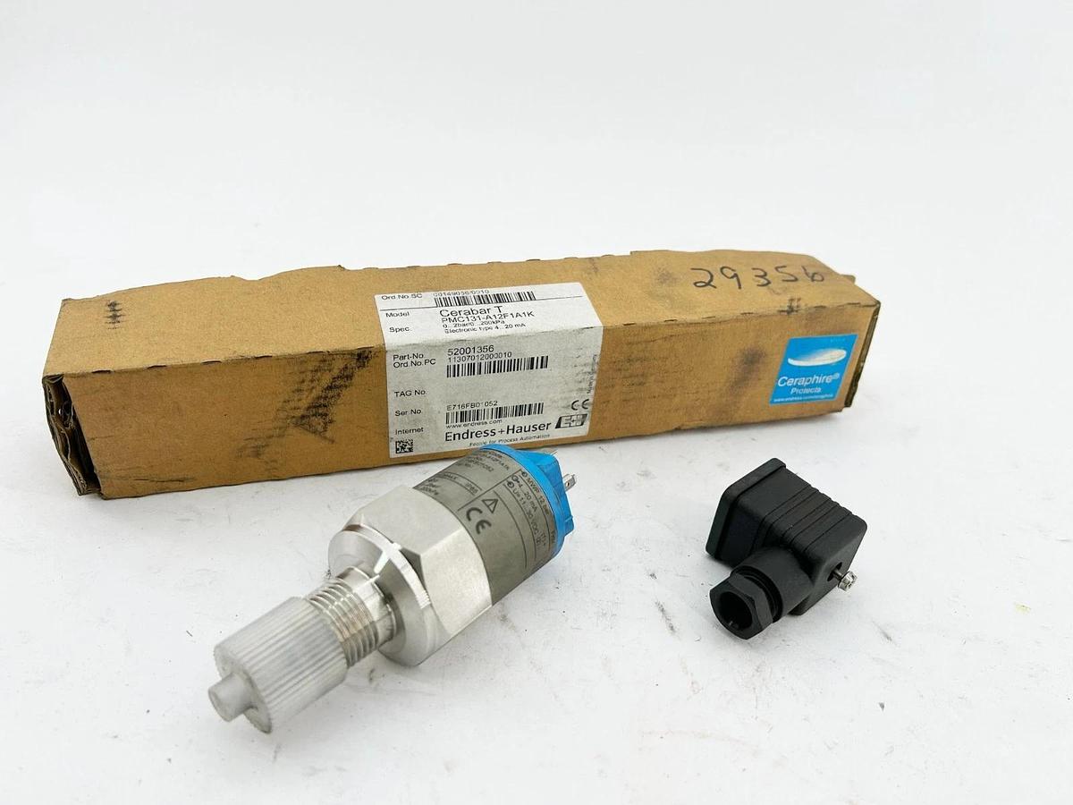 New Endress + Hauser PMC131-A12F1A1K Pressure Transducer 52001356 0-2bar