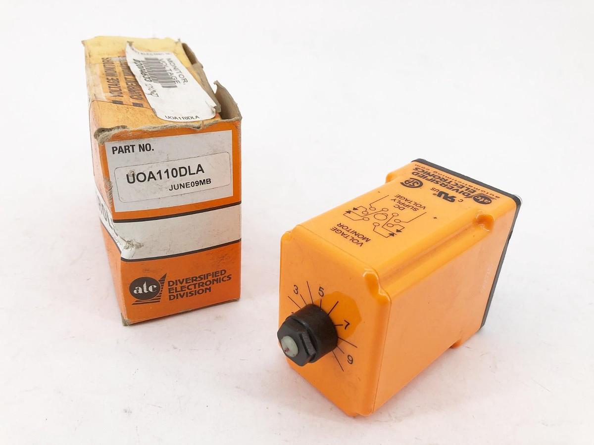 New ATC UOA-110-DLA Voltage Monitor 110VDC Supply 5A @ 240VAC Contacts