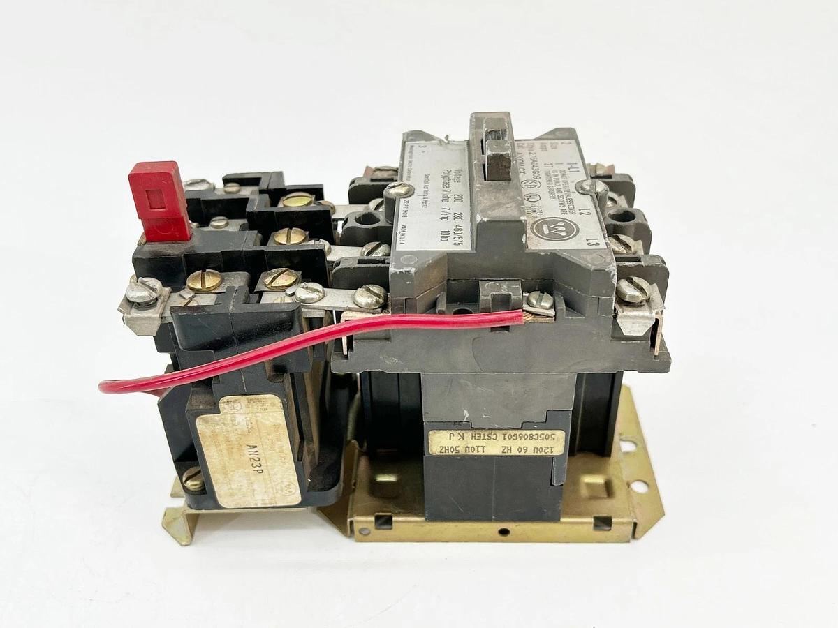 Used Westinghouse A200M1CX Motor Starter Non-Reversing A200 3P 480V 50/60Hz