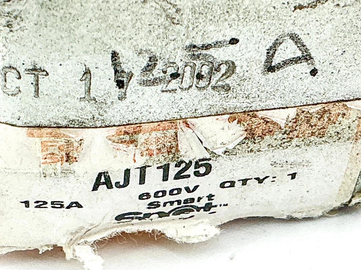 New Ferraz Shawmut AJT125 Dual Element Time Delay Fuse 125A 500/600V Class J