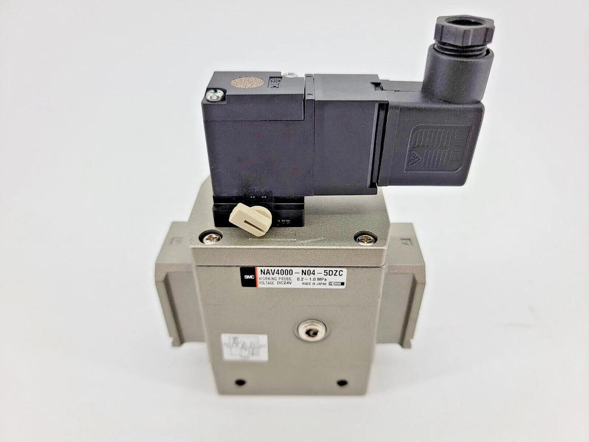 Used SMC NAV4000-N04-5DZC Soft Start-up Valve 0.2-1MPa 24VDC