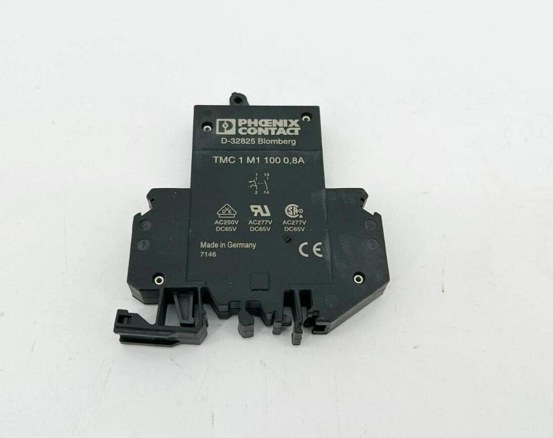 New Phoenix Contact TMC-1-M1-100-0,8A Thermomagnetic Device Circuit Breaker