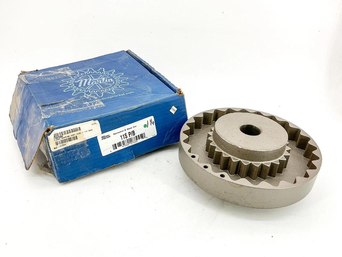 New Martin 11S P/B Quadra-Flex Coupling Hub 1-1/4" Bore