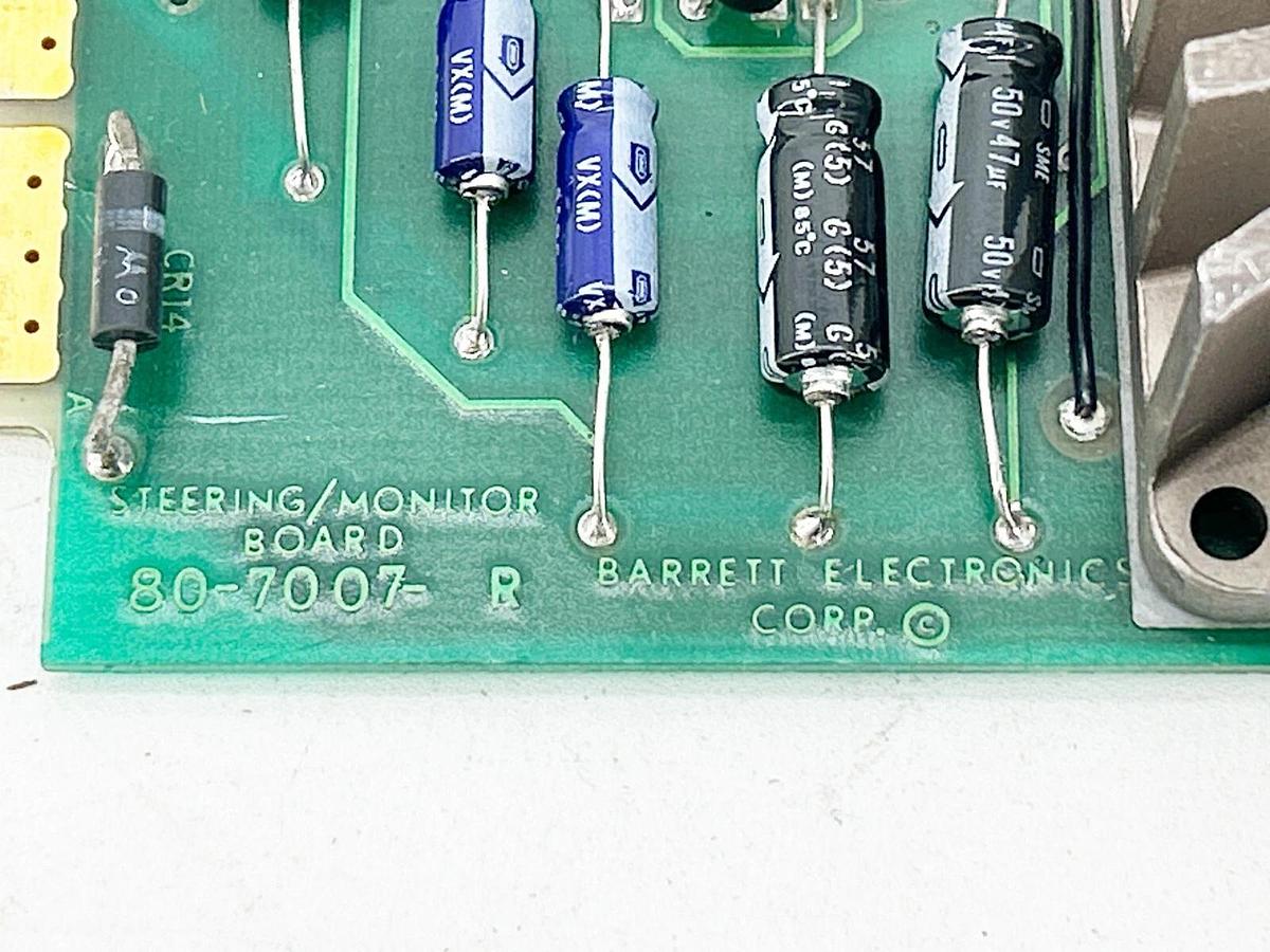 Used Barrett 80-7007-R Steering Monitor Circuit Card - for parts only