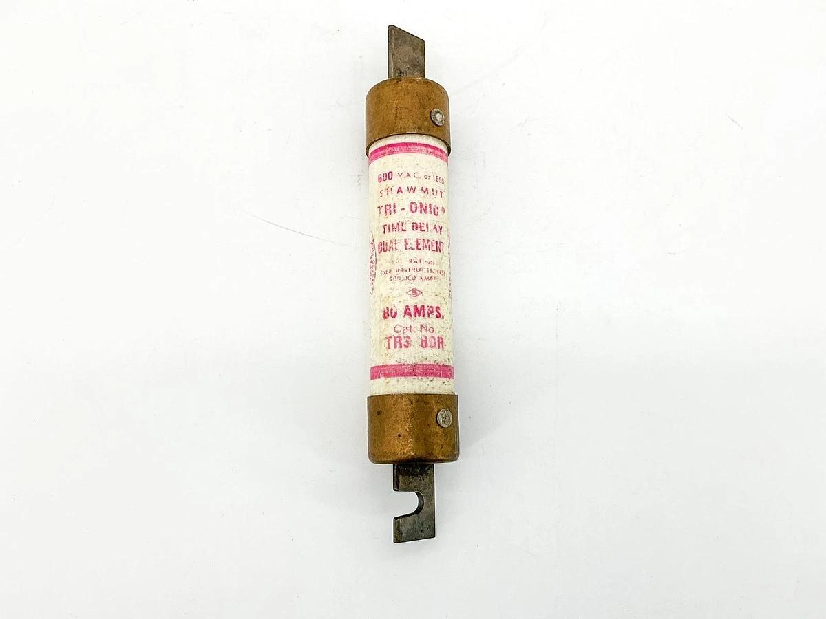 Used New Lot of 2 Gould TRS80R Time Delay Fuse 80A 600V Class RK5
