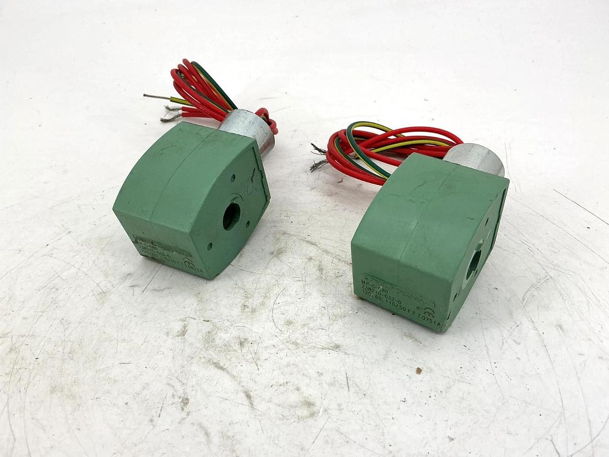 Lot of 2 New ASCO 238210-032-D Valve Coil 3-Wire 110/120VAC 50/60HZ MP-C-080