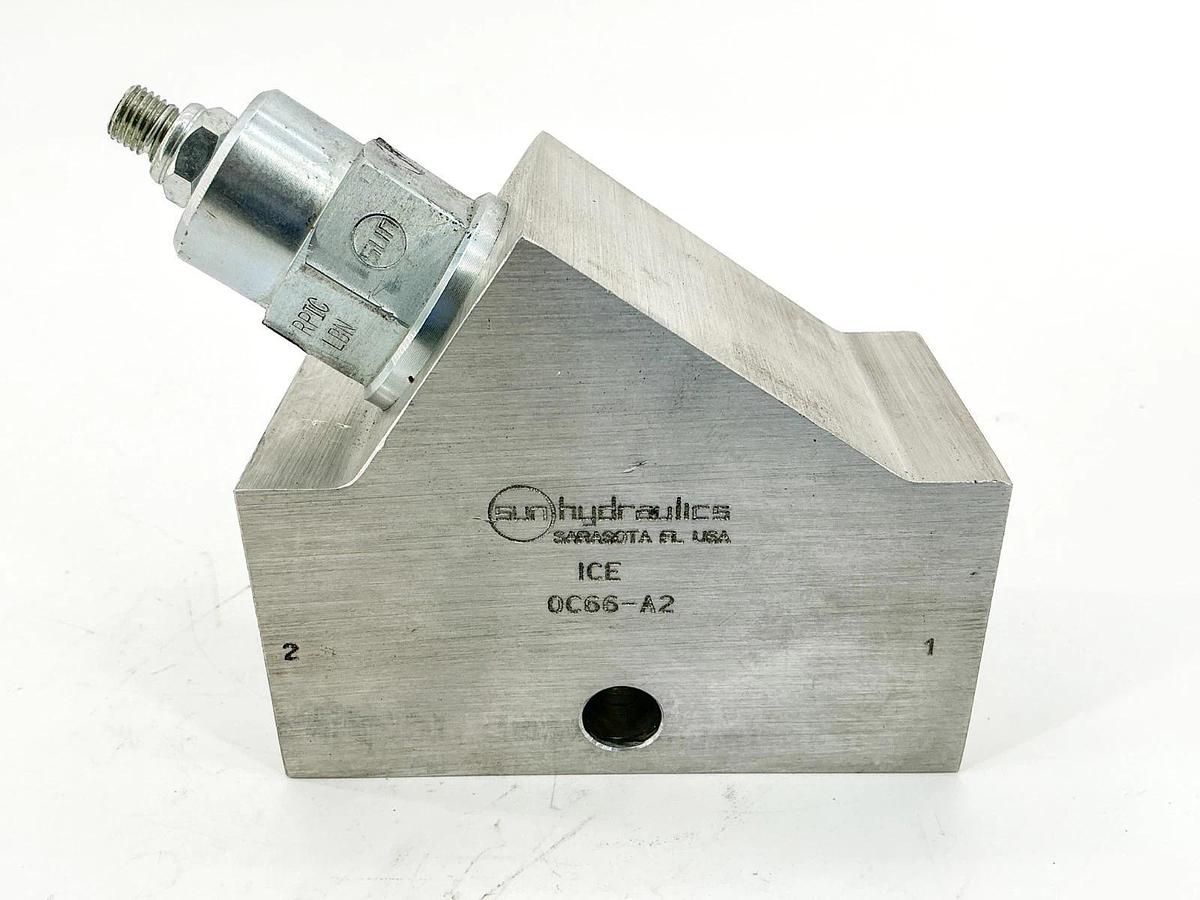 New Sun Hydraulics ICE Manifold W/ RPIC-LBN Pilot Operated Relief Valve -No Box