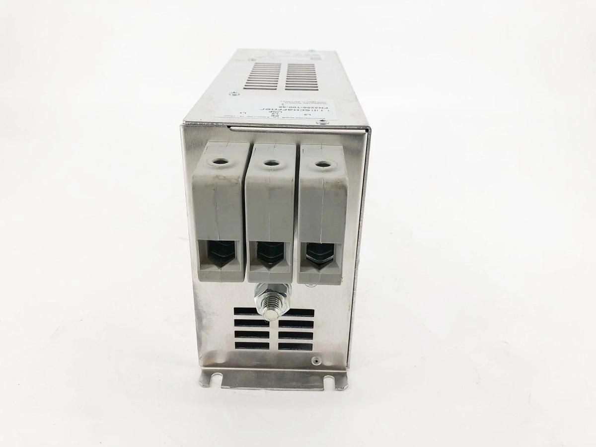 Used Schaffner FN3258-100-35 Ultra-Compact EMC/RFI Line Filter 3Ø 480/275VAC 100A